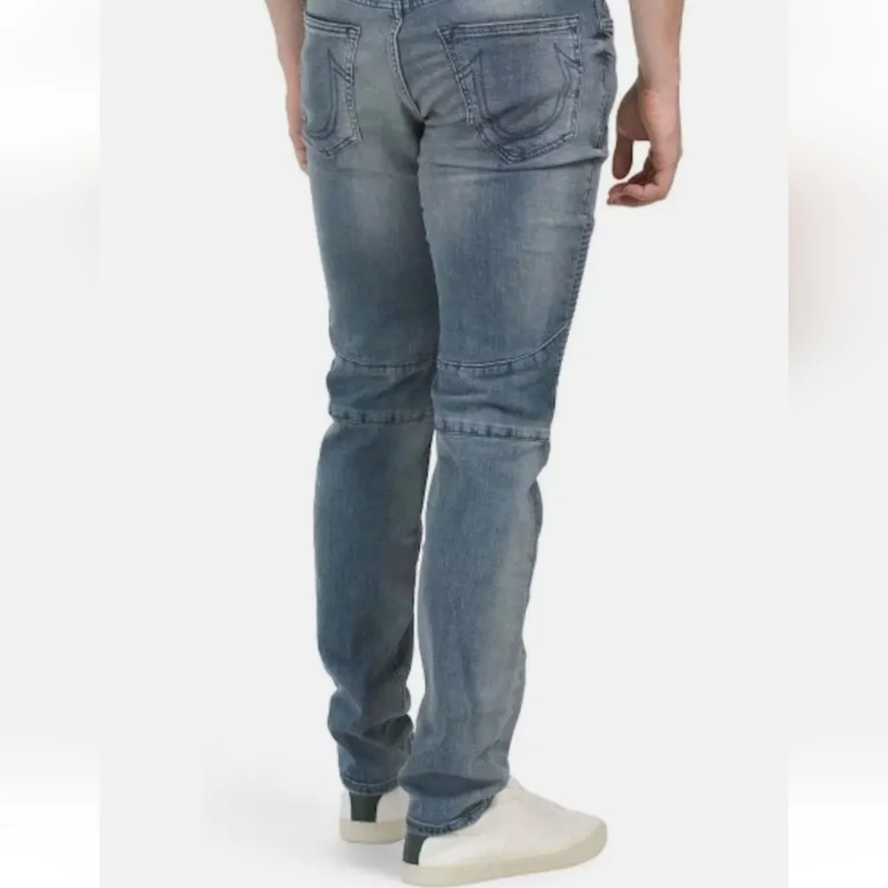 Men's True Religion Rocco Relaxed Skinny Denim Biker Jeans